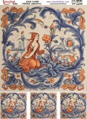 Pirinç Dekopaj Deseni – 3386| Dekopaj Kağıdı