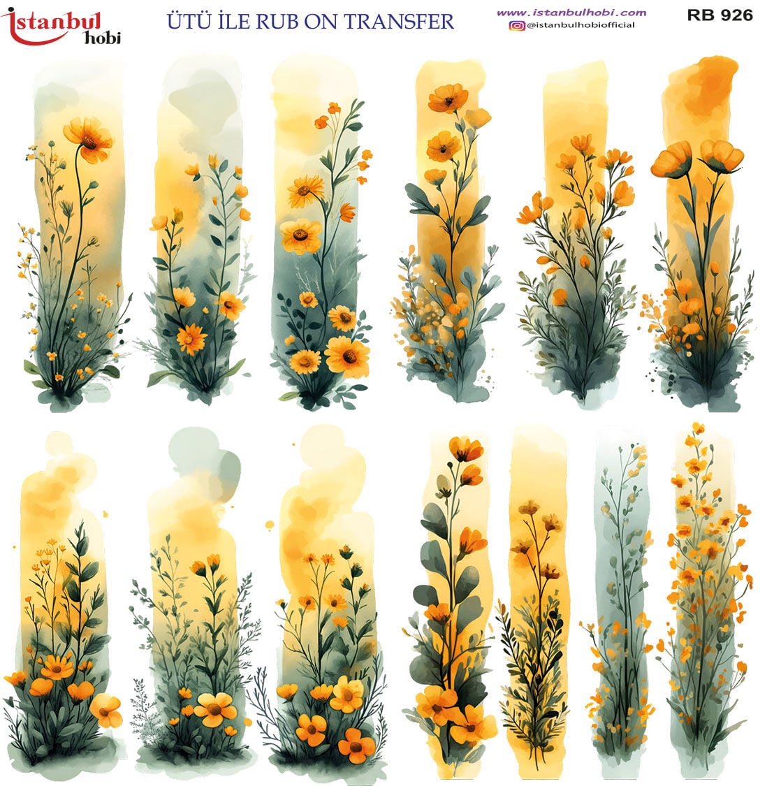 Ütü ile Rubon Baskı Transfer–RB 926