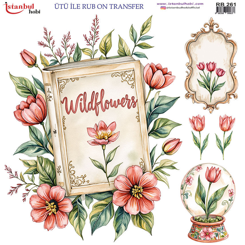 Ütü ile Rubon Baskı Transfer–RB 261