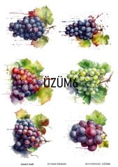 Pirinç Dekopaj Üzüm 06