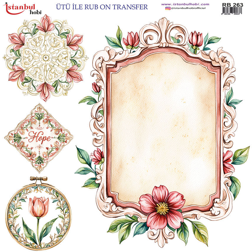 Ütü ile Rubon Baskı Transfer–RB 263