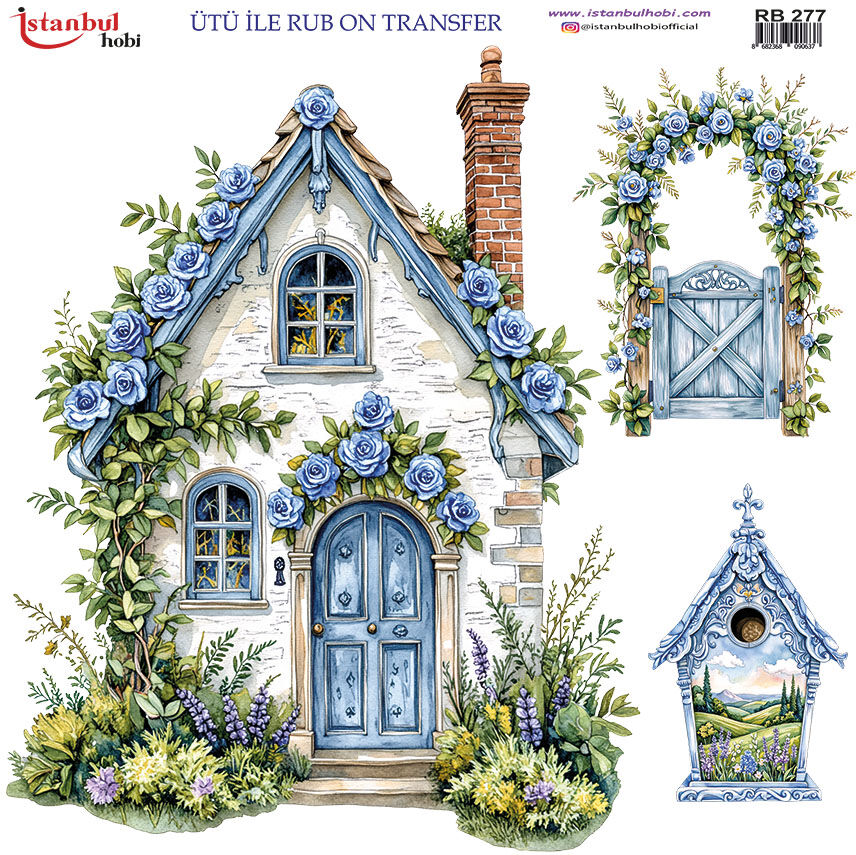 Ütü ile Rubon Baskı Transfer–RB 277