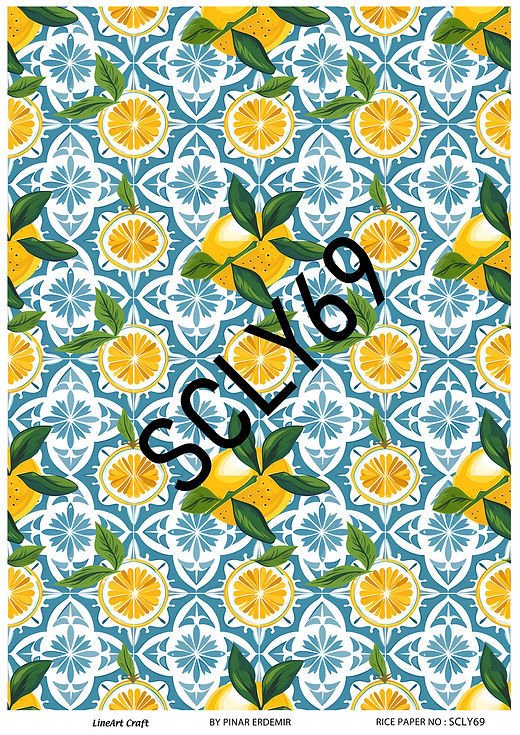 Pirinç Dekopaj SCL 69 Limon desen