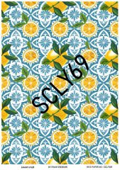 Pirinç Dekopaj SCL 69 Limon desen