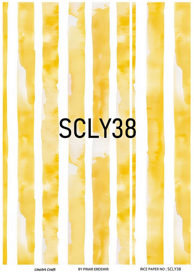 Pirinç Dekopaj SCL 38 Limon Kombini Sarı çizgi