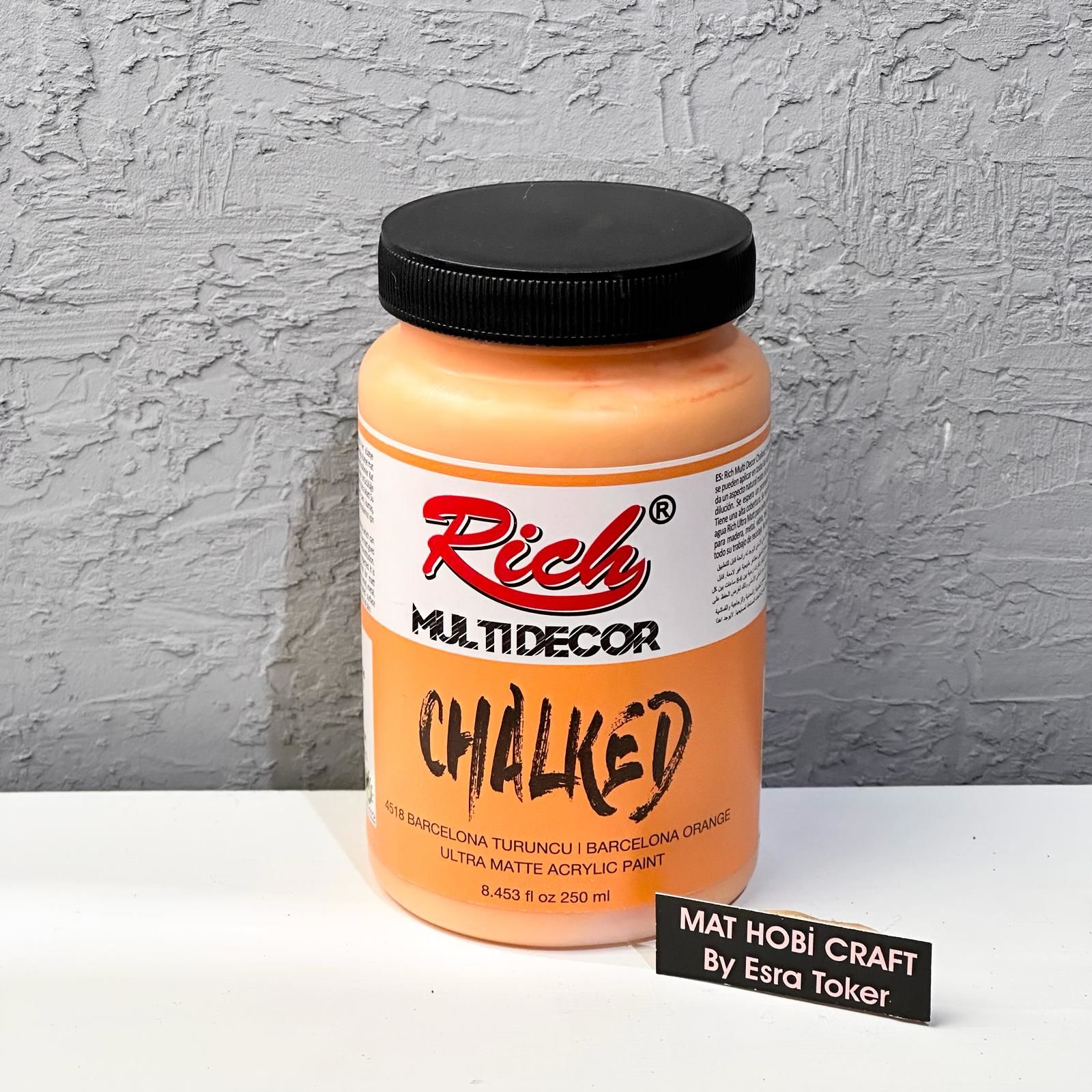 Multidecor Chalked - 4518 Barcelona Turuncu 250 ml