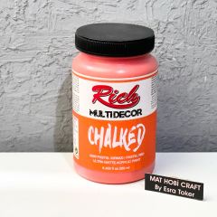 Multidecor Chalked - 4530 Pastel Kırmızı 250 ml