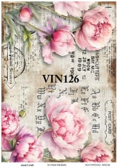 Pirinç Dekopaj Deseni –Lnt VIN126 | Dekopaj Kağıdı