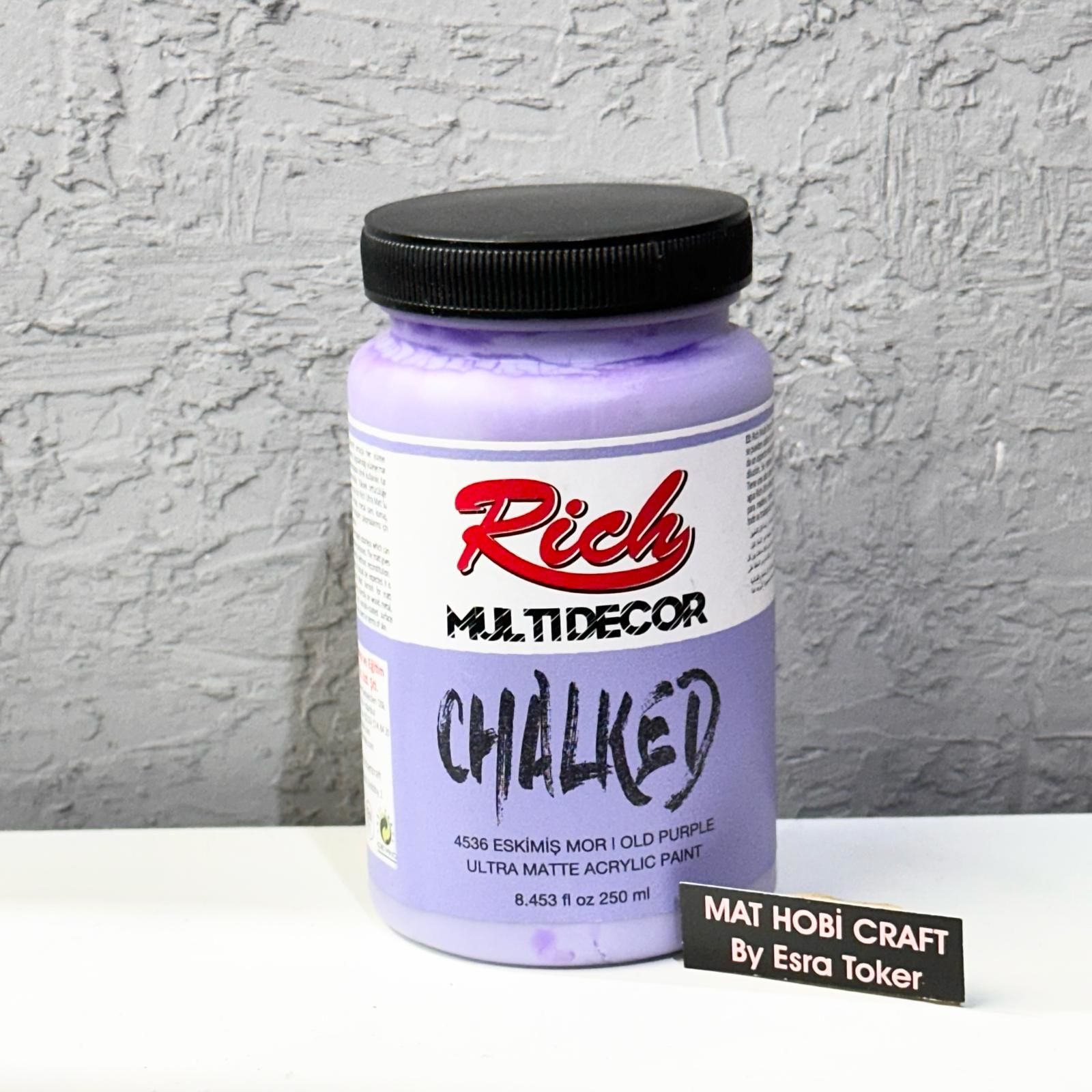 Multidecor Chalked - 4536 Eskimiş Mor 250 ml