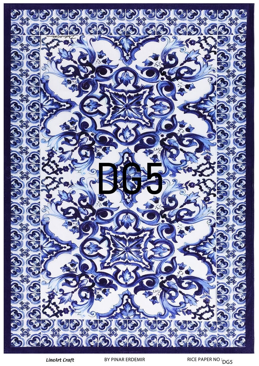 Pirinç Dekopaj Deseni –Lnt DG5 | Dekopaj Kağıdı