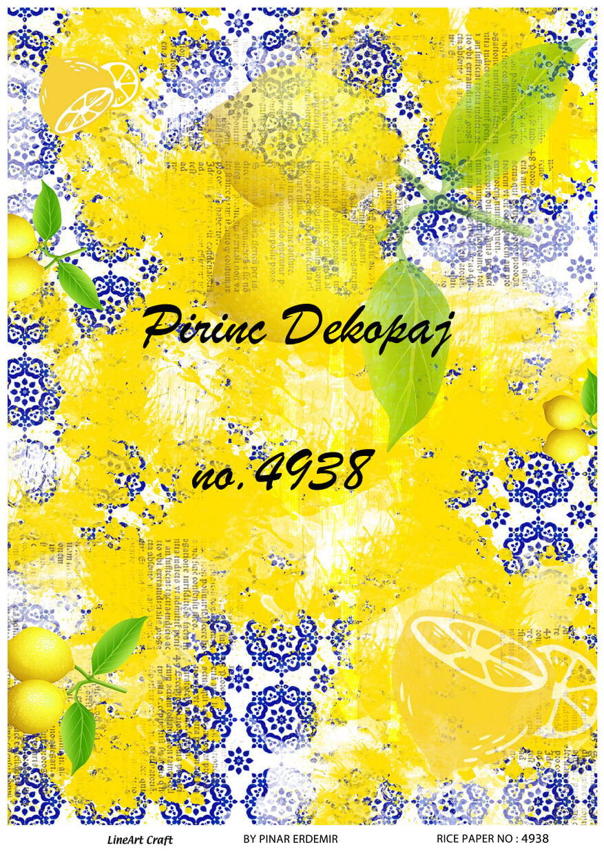 Pirinç Dekopaj Deseni –Lnt 4938 | Dekopaj Kağıdı