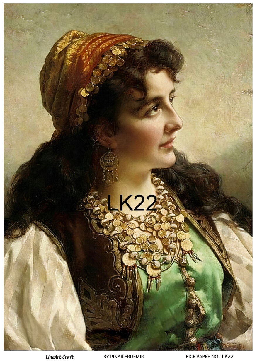 Pirinç Dekopaj Deseni –Lnt LK22 | Dekopaj Kağıdı