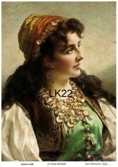 Pirinç Dekopaj Deseni –Lnt LK22 | Dekopaj Kağıdı