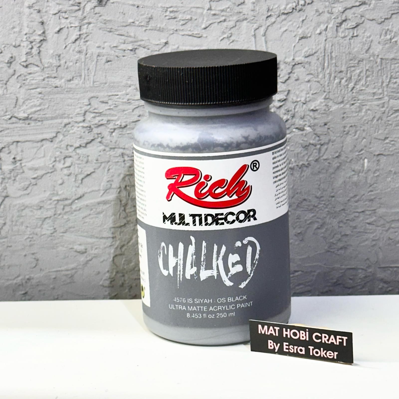 Multidecor Chalked - 4576 İs Siyah 250 ml