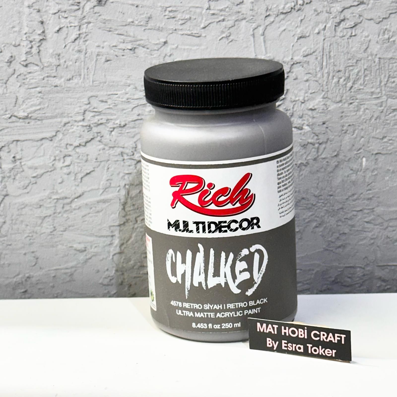 Multidecor Chalked - 4578 Retro Siyah 250 ml