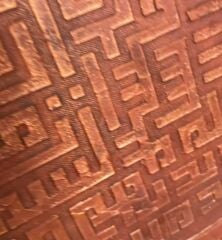 Kufi Ayetel Kürsi Tablo 80x80 TARÇIN Rölyef El Yapımı Duvar Dekoru