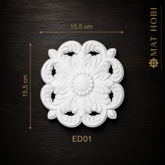 Boyanabilir Esnek Dekoratif Obje – ED01 – 15,5 x 15,5 cm
