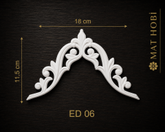 Boyanabilir Esnek Dekoratif Obje – ED06– 18cmx11,5 cm