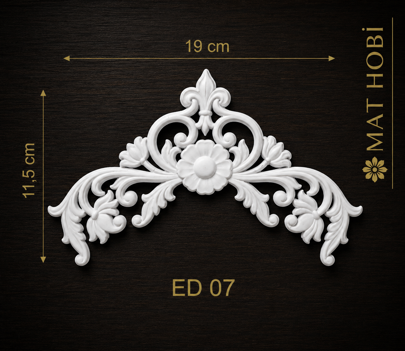 Boyanabilir Esnek Dekoratif Obje – ED07– 19cmx11,5cm