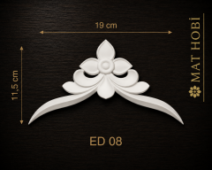 Boyanabilir Esnek Dekoratif Obje – ED08– 19cmx11,5cm