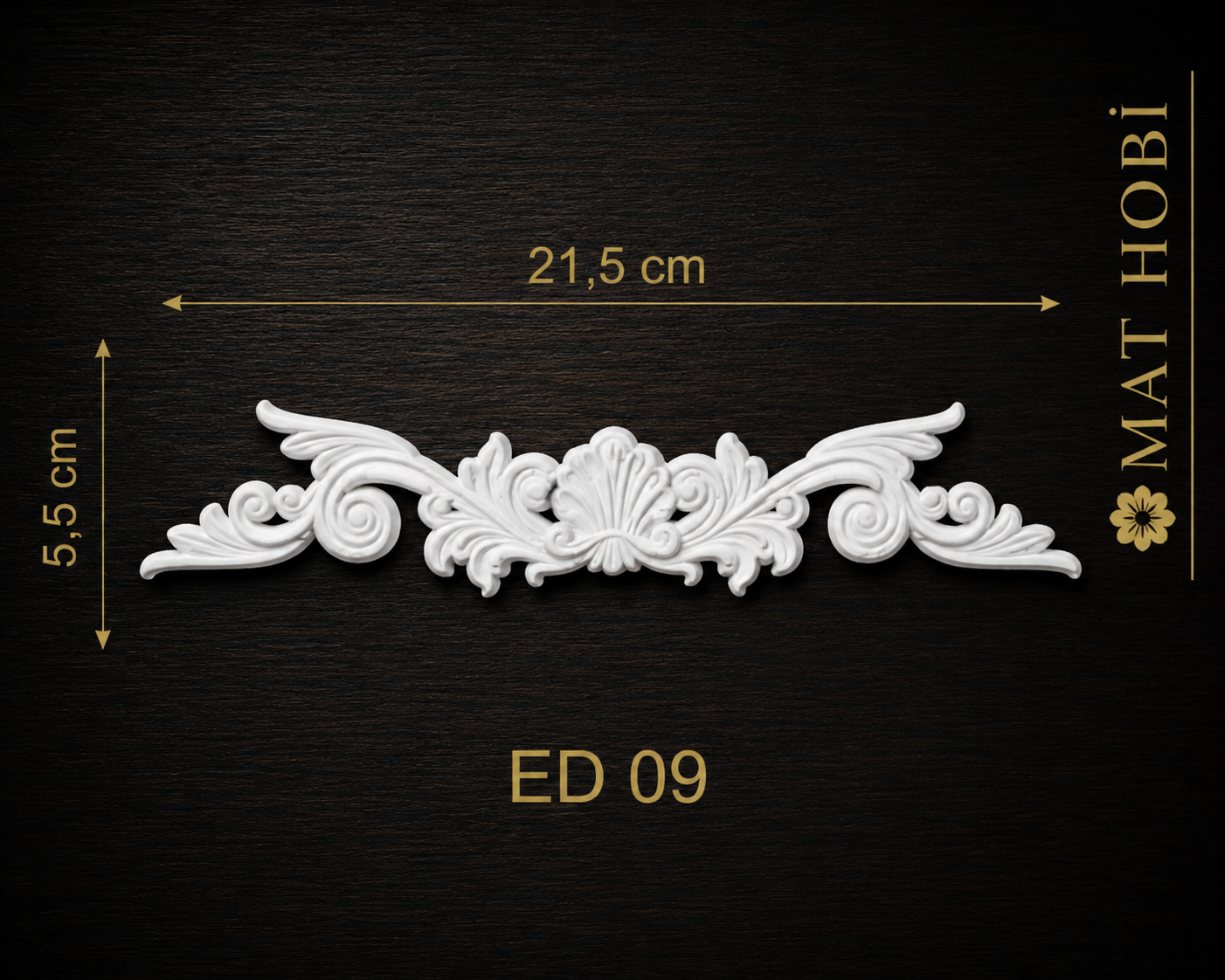 Boyanabilir Esnek Dekoratif Obje – ED09– 21,5cmx5,5cm