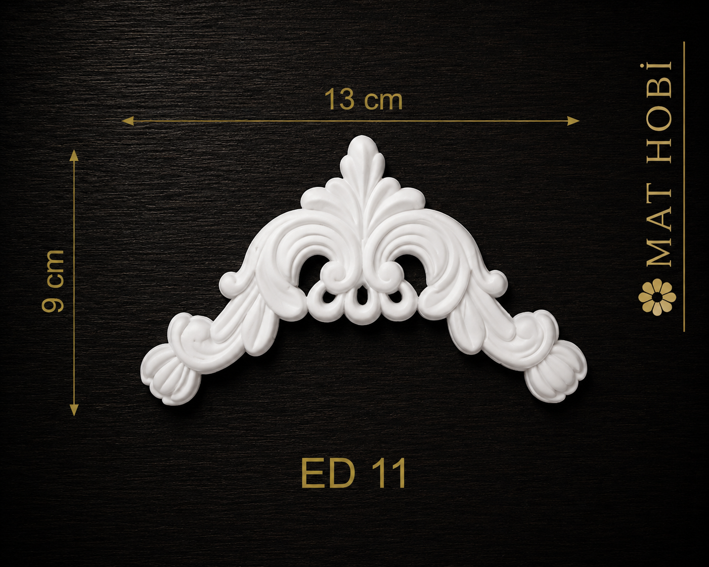 Boyanabilir Esnek Dekoratif Obje – ED11– 13cmx9cm