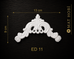 Boyanabilir Esnek Dekoratif Obje – ED11– 13cmx9cm