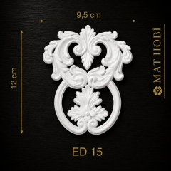 Boyanabilir Esnek Dekoratif Obje – ED15–12cm9,5cm