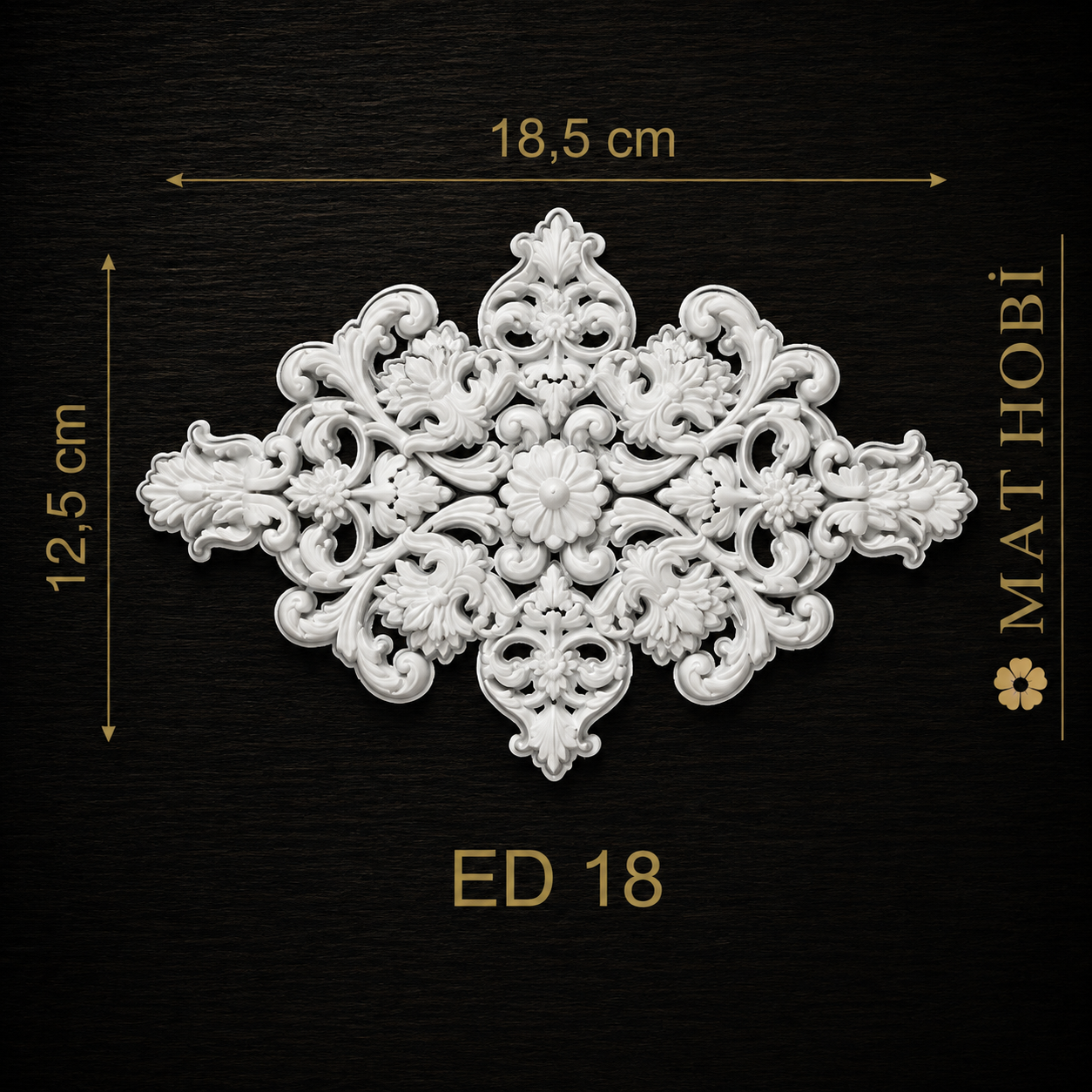 Boyanabilir Esnek Dekoratif Obje – ED18- 18,5cm