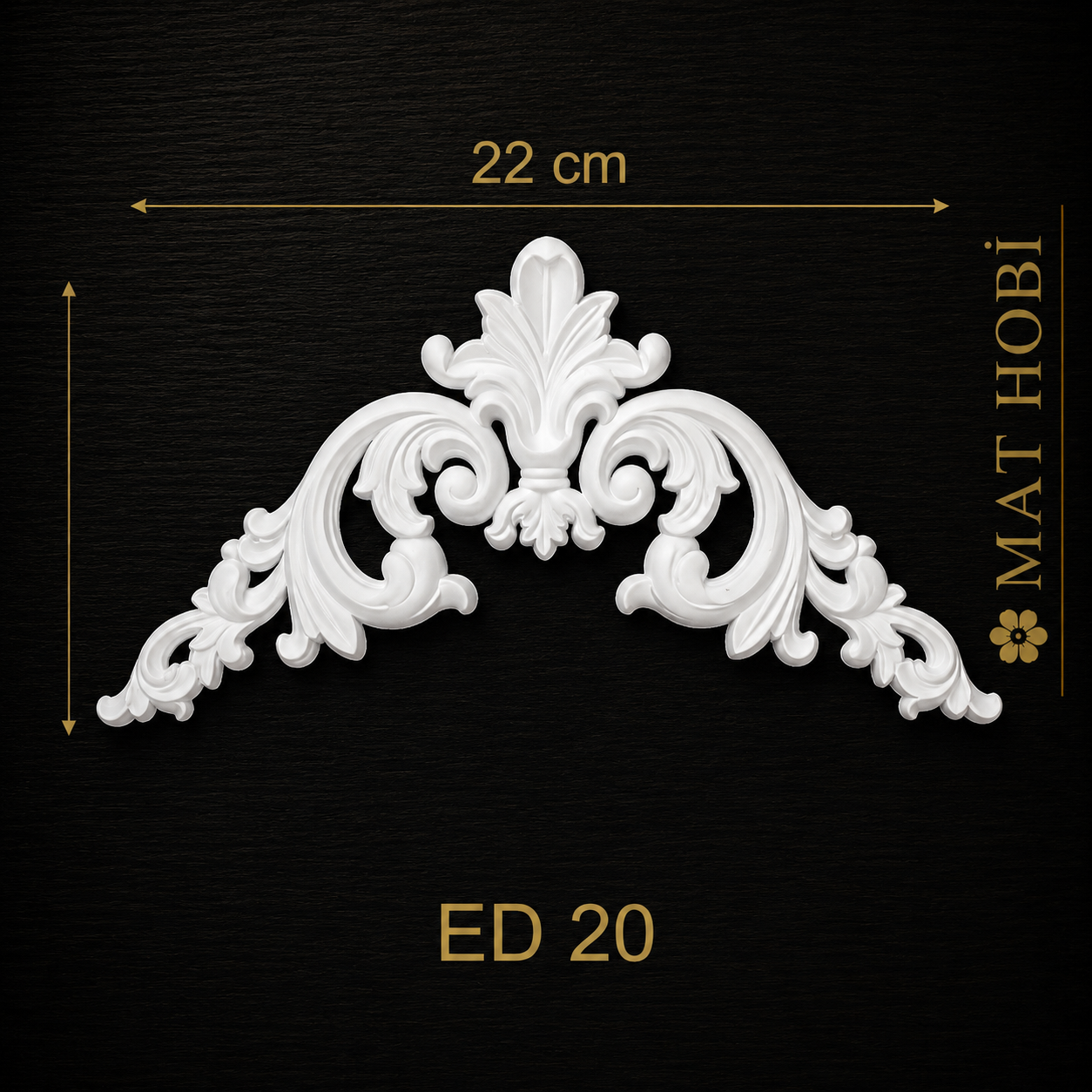 Boyanabilir Esnek Dekoratif Obje – ED20 -22cm