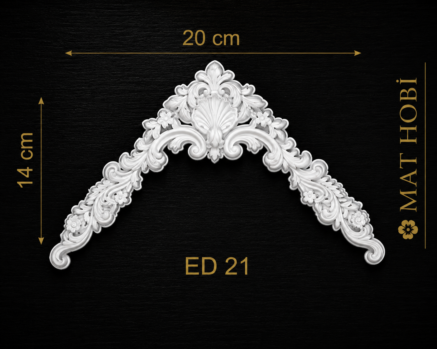 Boyanabilir Esnek Dekoratif Obje – ED21 -20x14 cm