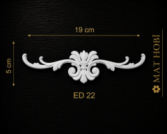Boyanabilir Esnek Dekoratif Obje – ED22 -19x5cm
