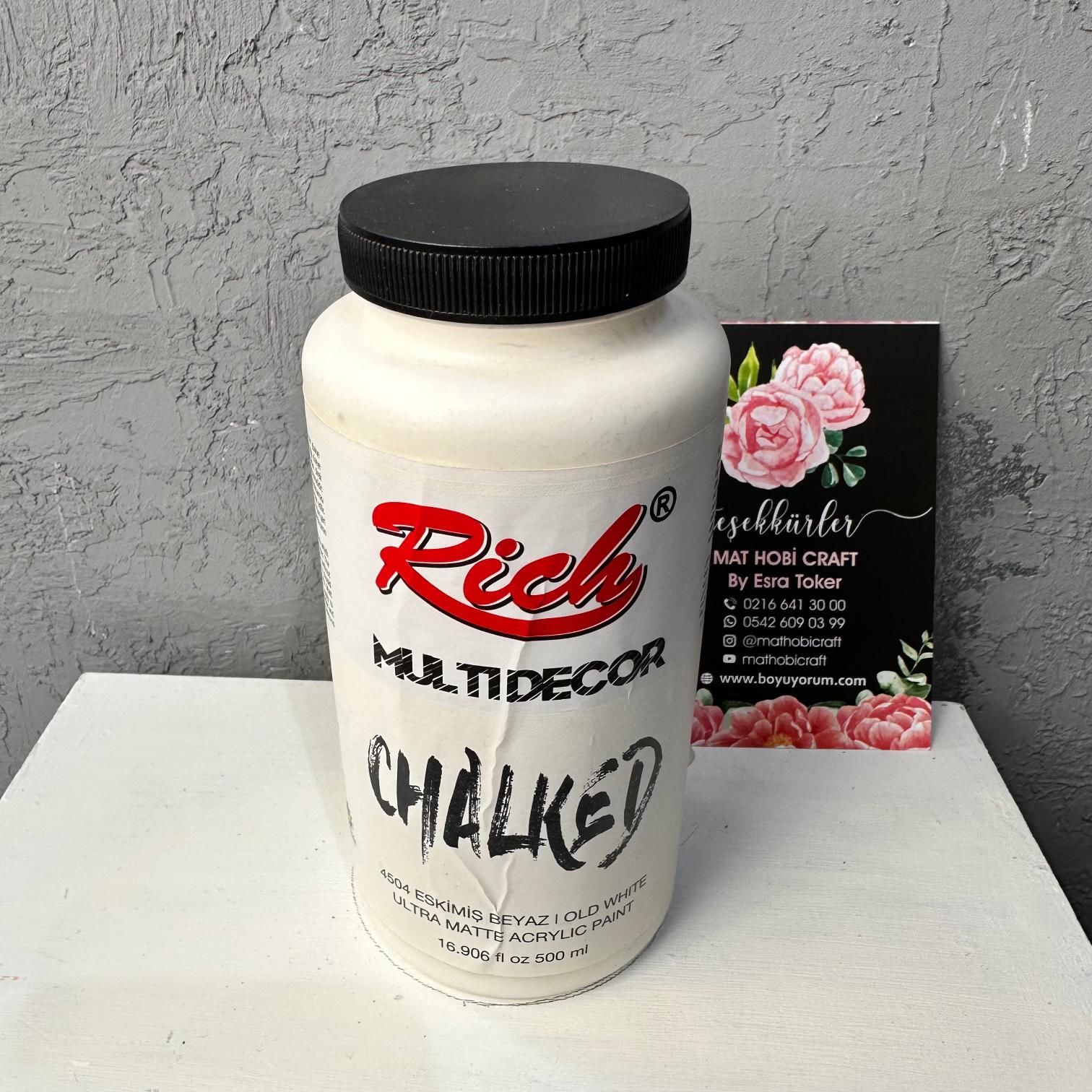 Multidecor Chalked - 4504 Eskimiş Beyaz 500 ml