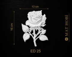 Boyanabilir Esnek Dekoratif Obje – ED25 -13x16cm