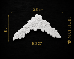 Boyanabilir Esnek Dekoratif Obje – ED27 -13,5x8cm