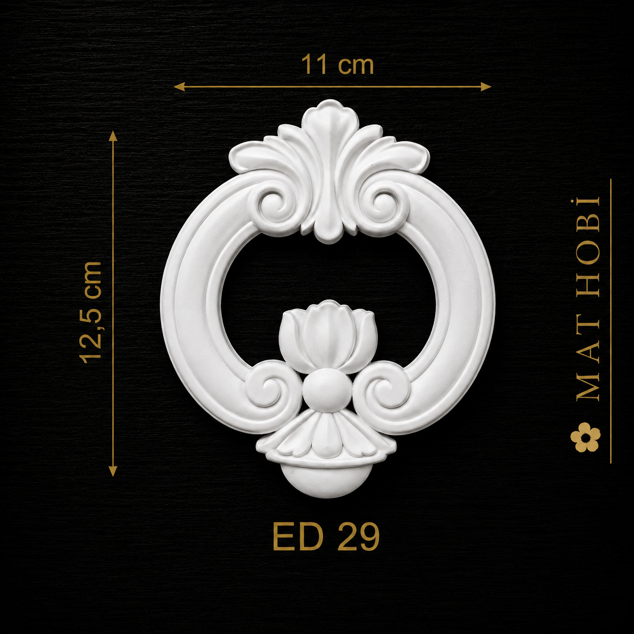 Boyanabilir Esnek Dekoratif Obje – ED29-11x12,5cm