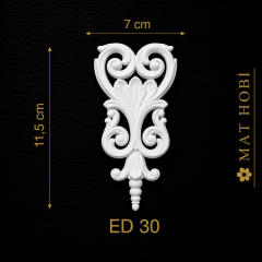 Boyanabilir Esnek Dekoratif Obje – ED30 -11x7cm