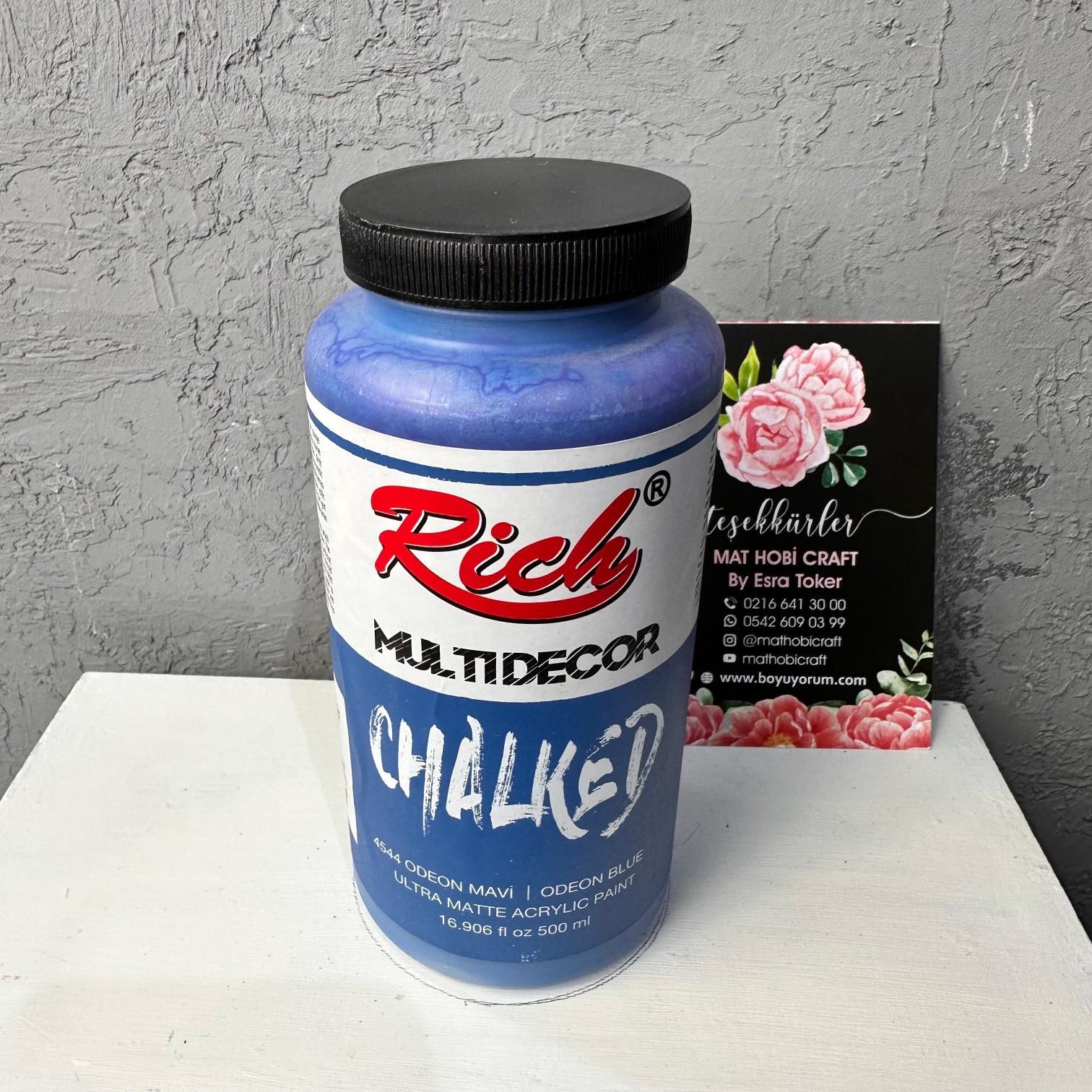 Multidecor Chalked - 4544 Odeon Mavi 500 ml