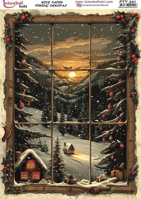 Yılbaşı pirinç Dekopaj Pyt 341