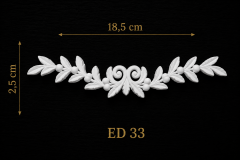 Boyanabilir Esnek Dekoratif Obje – ED33-18,5x2,5cm