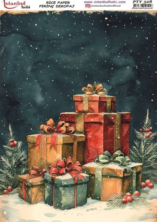 Yılbaşı pirinç Dekopaj Pyt 328