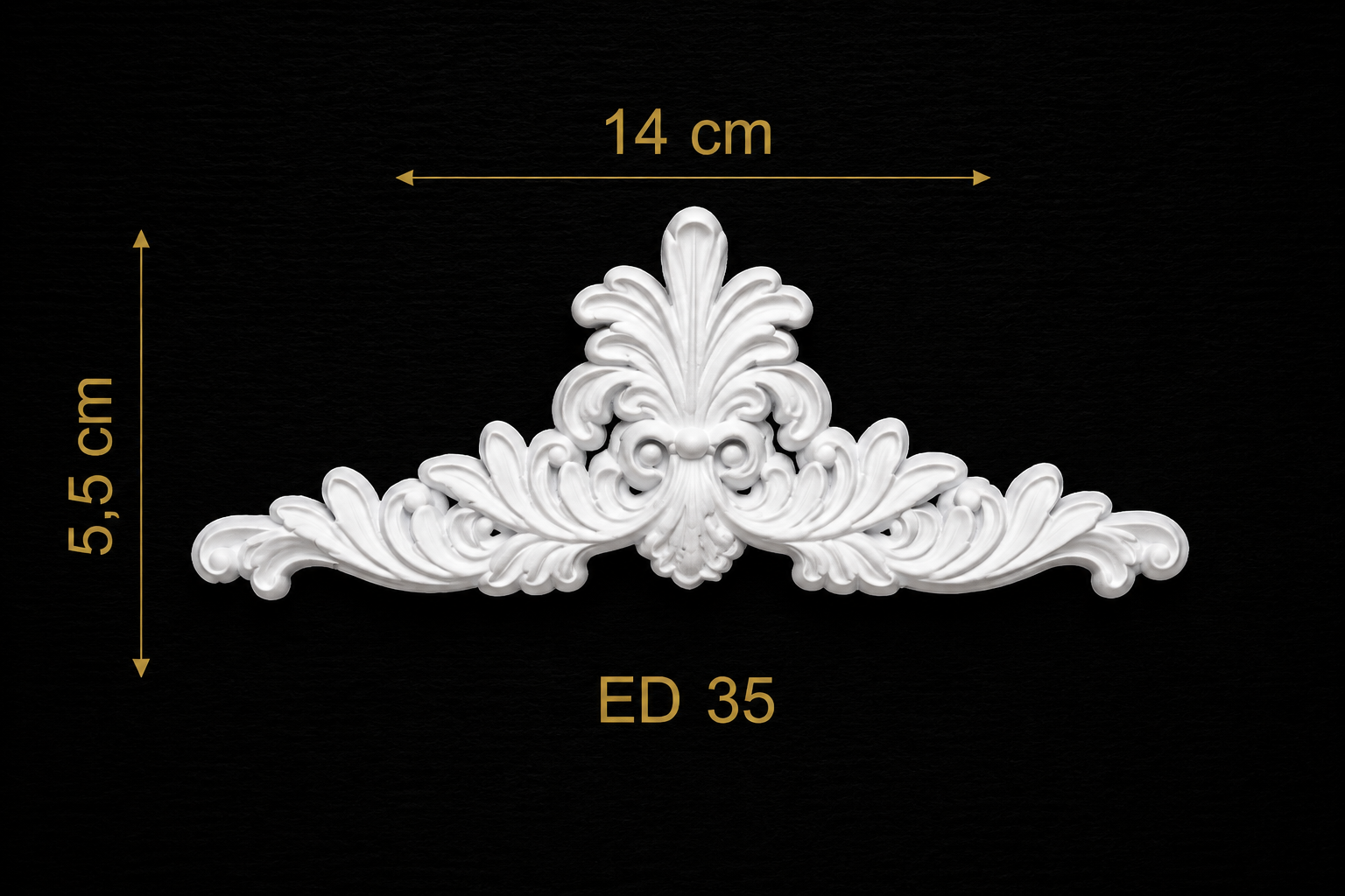 Boyanabilir Esnek Dekoratif Obje – ED35-14x5,5 cm