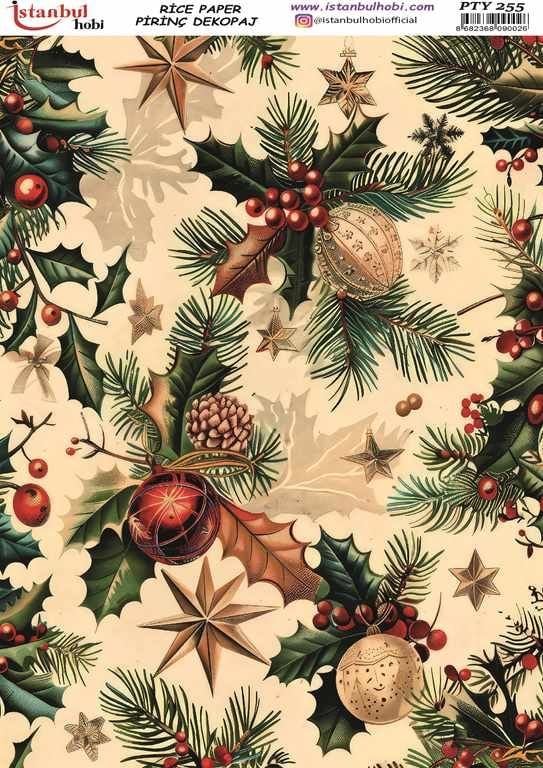 Yılbaşı pirinç Dekopaj Pyt 255