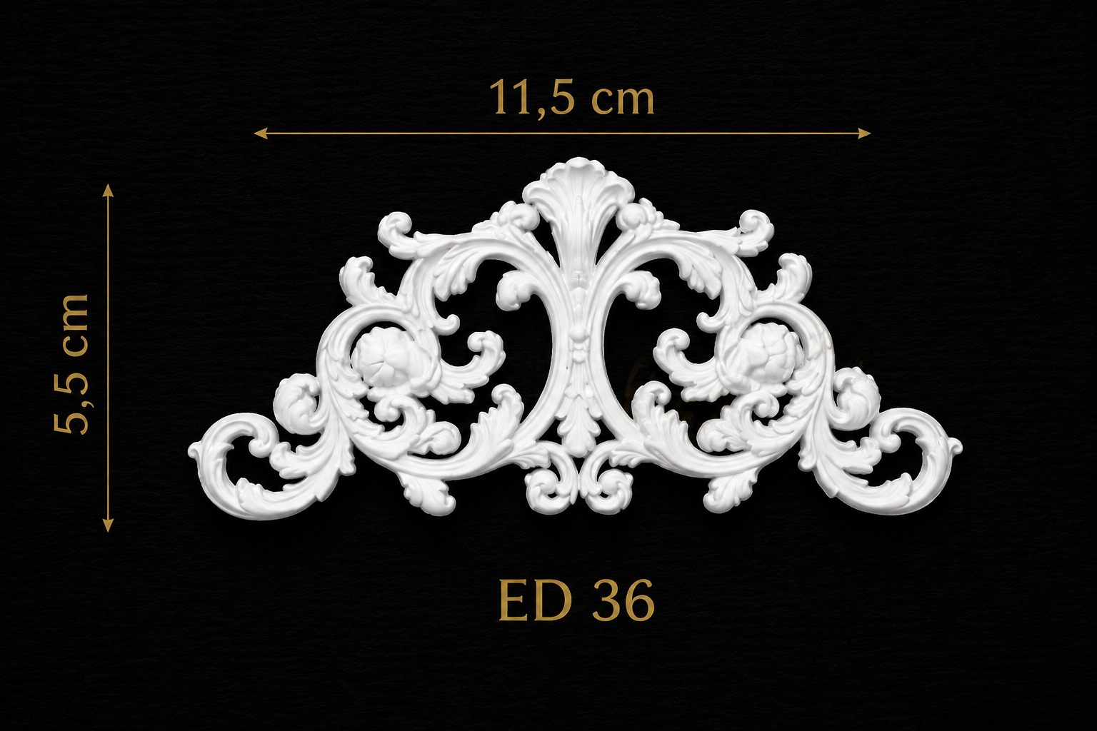 Boyanabilir Esnek Dekoratif Obje – ED36 - 11,5x5,5cm