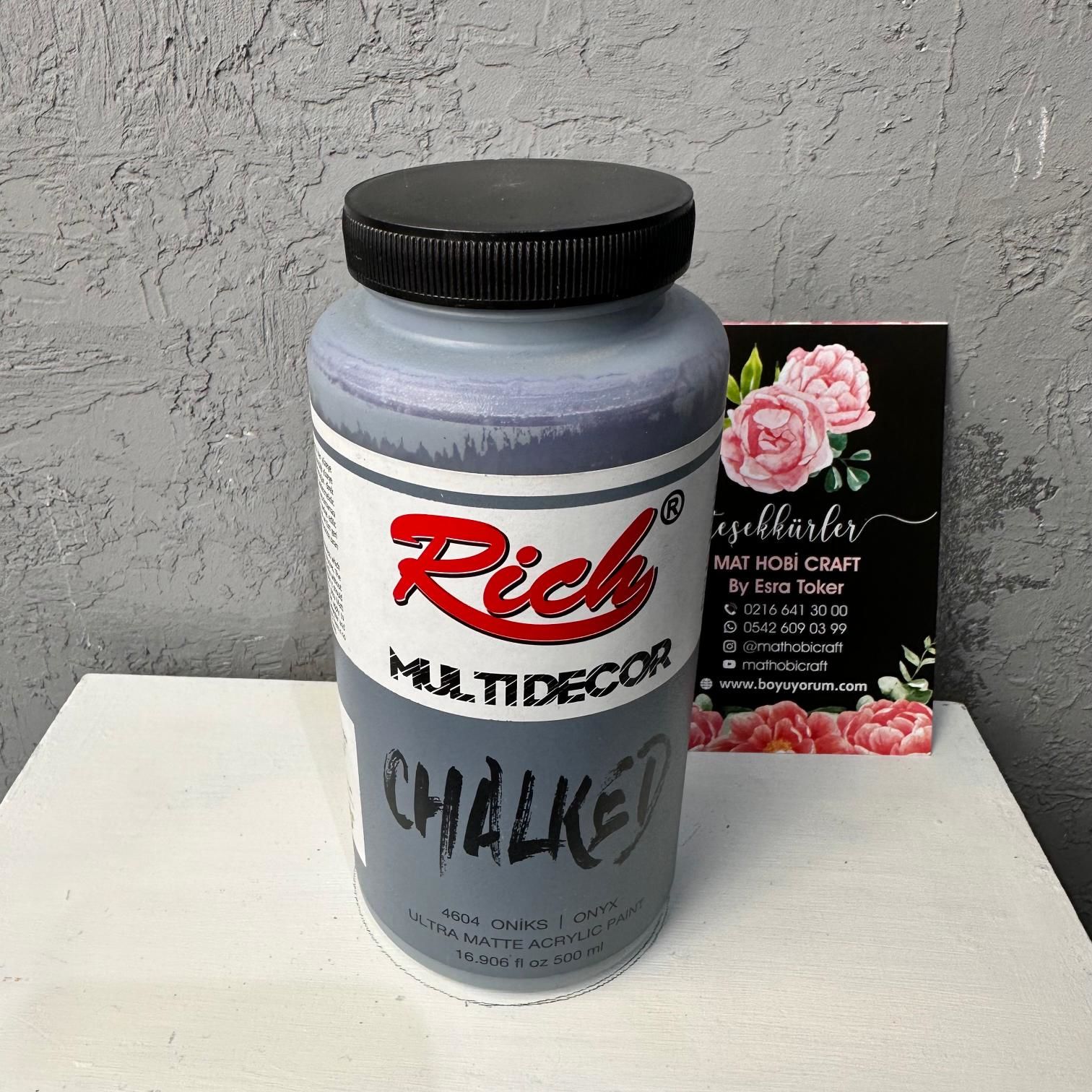 Multidecor Chalked - 4604 Oniks 500 ml