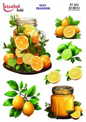 Sulu Transfer IST 423 25x35cm Limon Desen