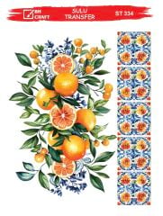 Sulu Transfer Limon desen St 334 BH Craft