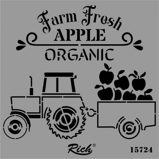 15724 Kare Stencil 25 cm x 25 cm