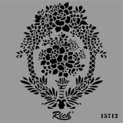 15712 Kare Stencil 25 cm x 25 cm