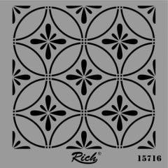 15716 Kare Stencil 25 cm x 25 cm